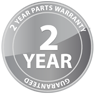 2 Year Parts Warranty Two year limited parts warranty