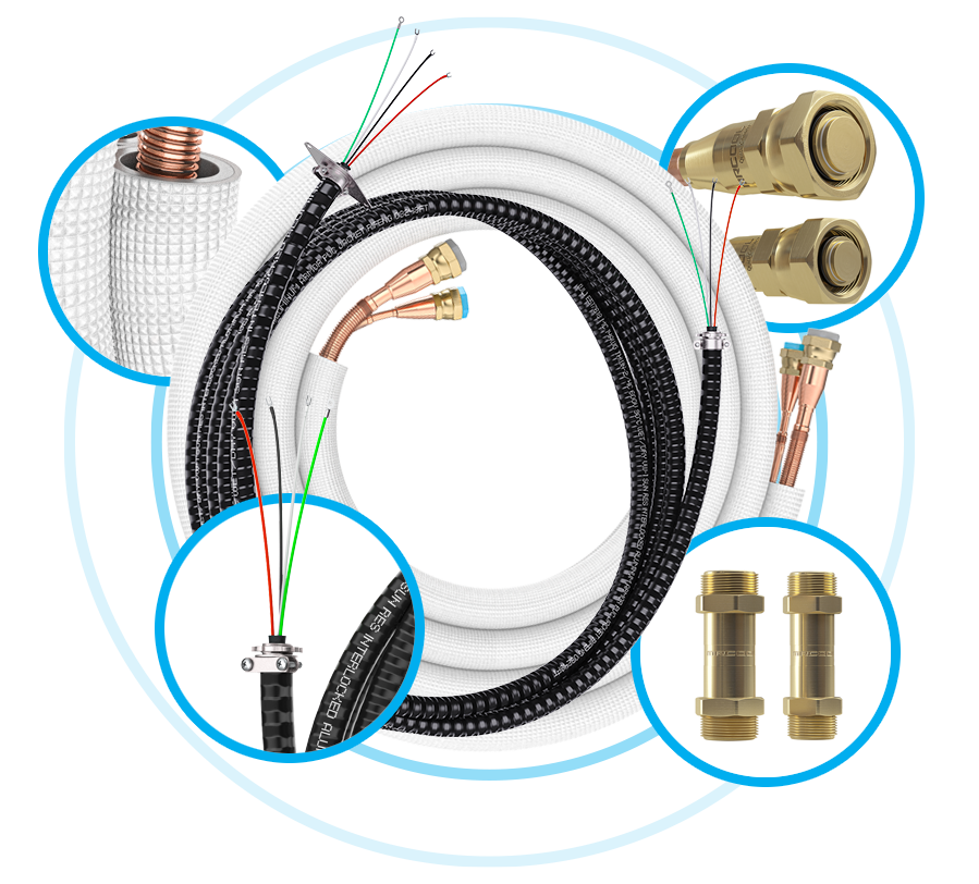DIY Quick Connect Line Set No-Vac Quick Connect Line Set